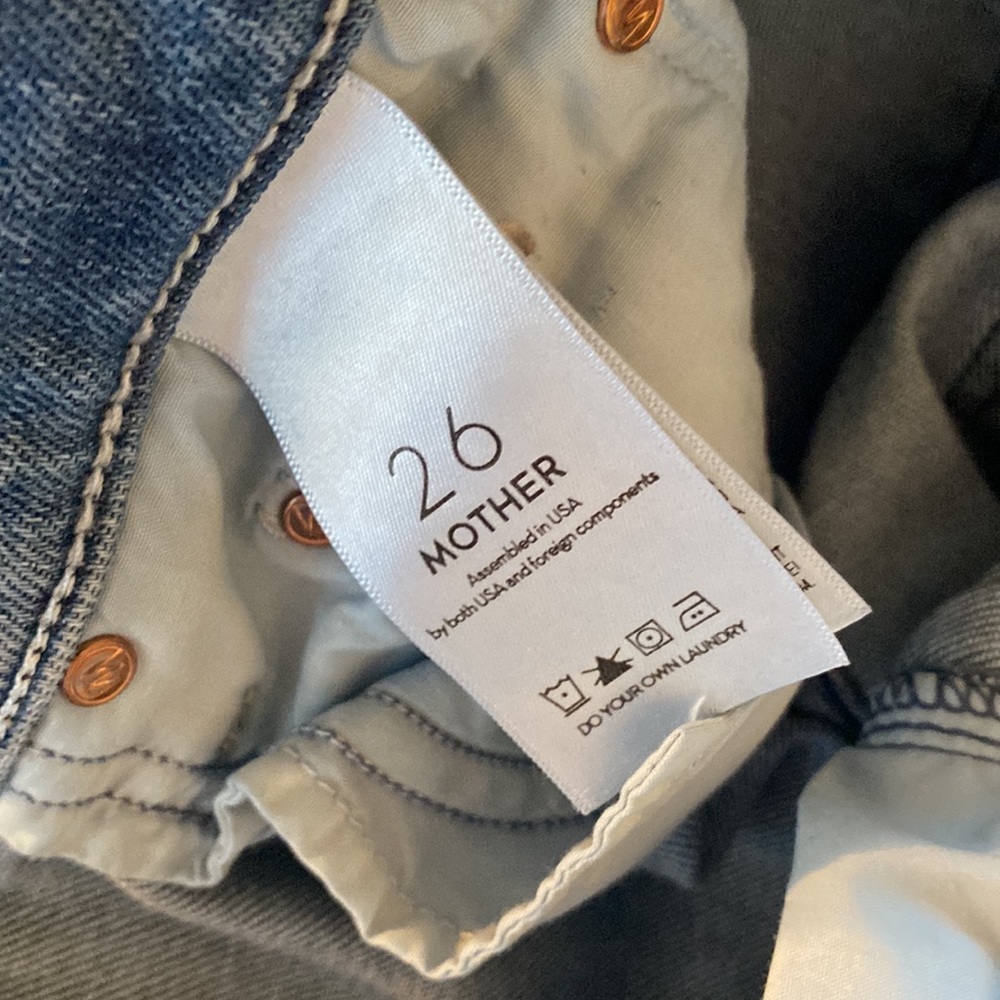 MOTHER THE VAMP ANKLE SKINNY JEANS Size 26 - Picture 13 of 17